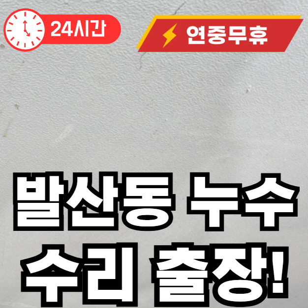 발산동 천장 누수