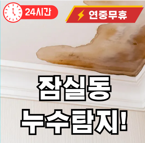 잠실동 누수탐지 업체