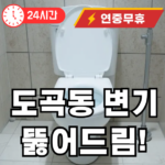 도곡동 변기막힘