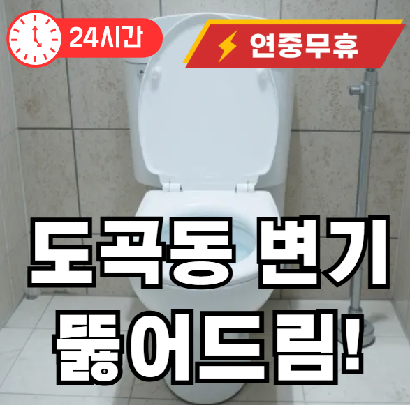 도곡동 변기막힘