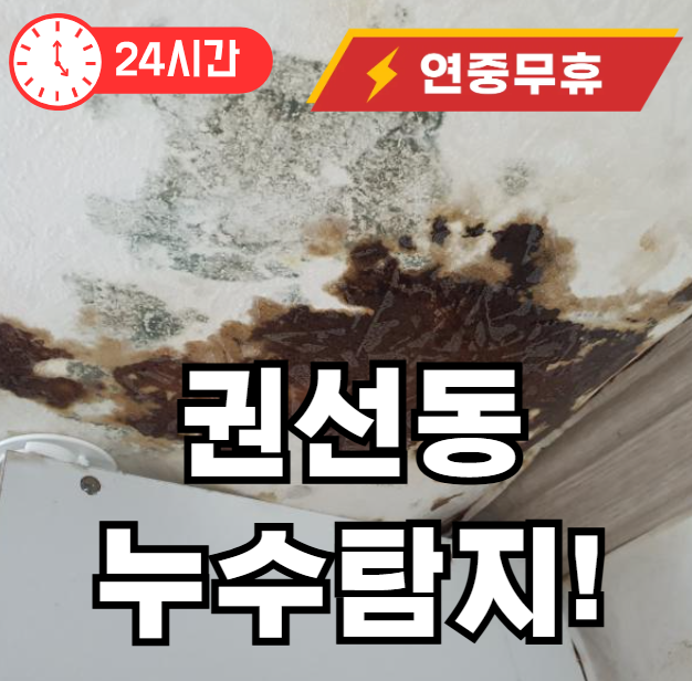 권선동 누수탐지