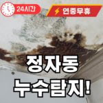 정자동 누수탐지