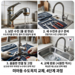 미아동 수도꼭지 교체