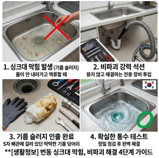 번동 싱크대막힘 