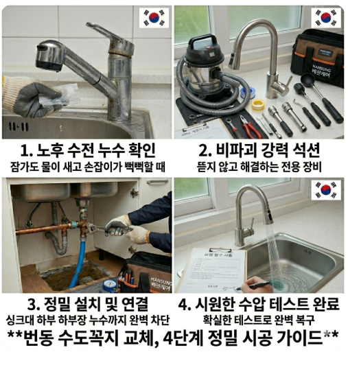 번동 수전교체