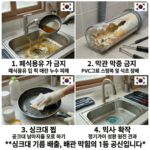 싱크대 막힌 기름