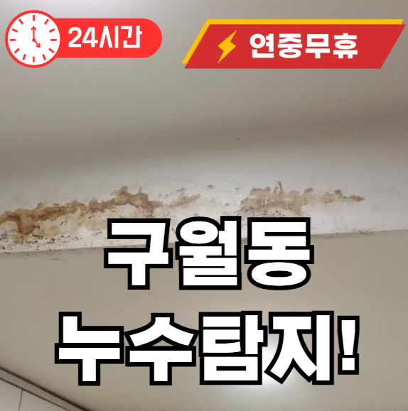 구월동 누수탐지