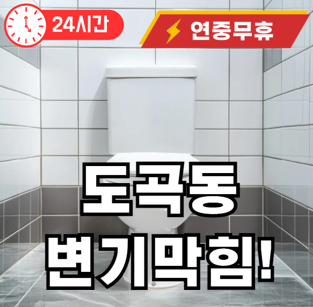 도곡동 변기막힘