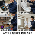 수도요금 많이 나왔을때