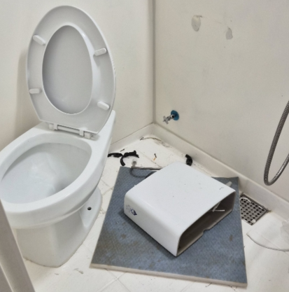 물티슈로 누적으로 인한 하수구 막힘